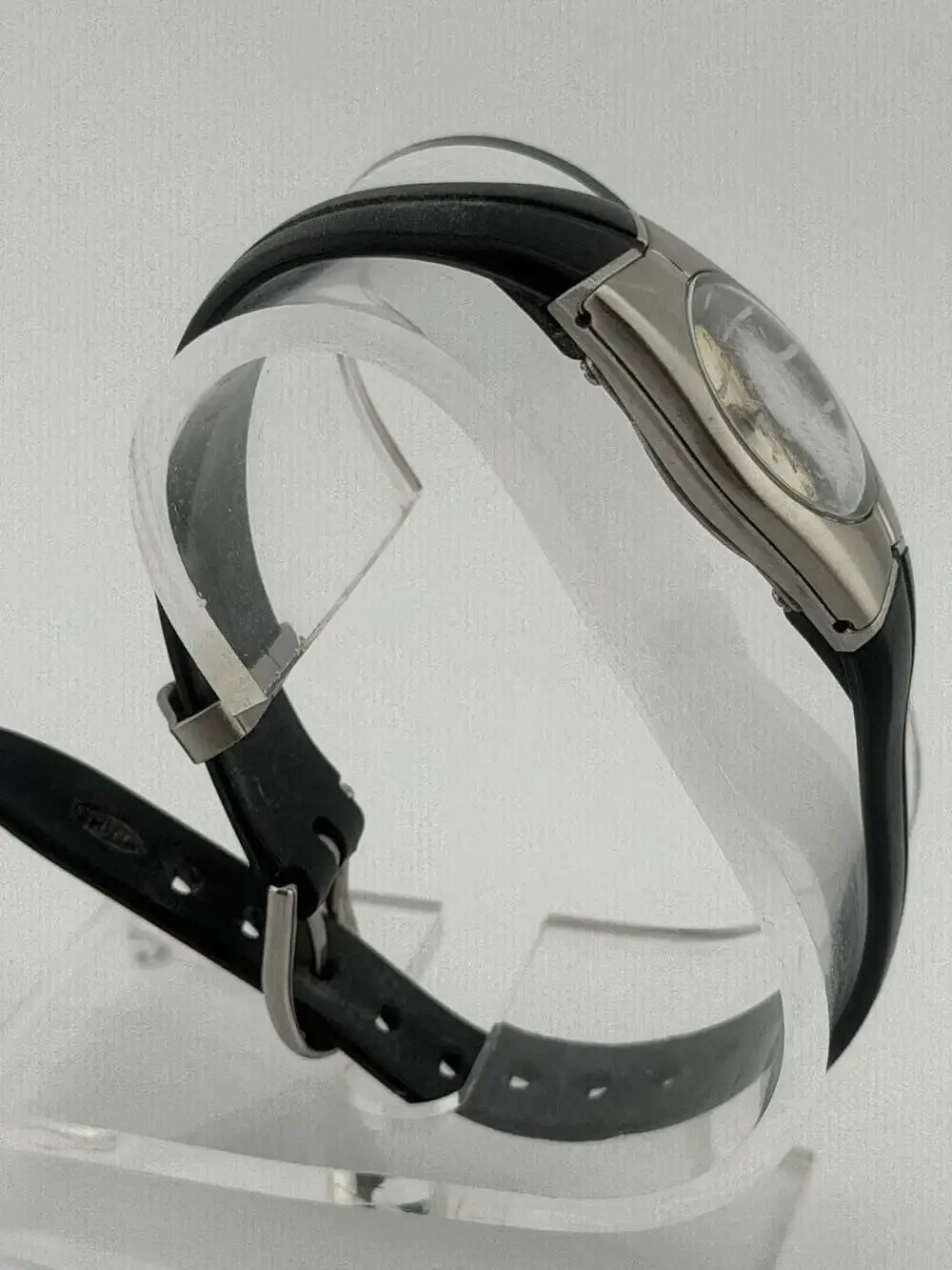 BOGO!-Armitron 25/6355 Quartz Analog Watch with Black Rubber Strap NEW BATTERY
